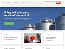 Tablet Screenshot of muellergroup.com